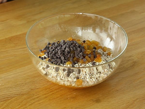 Energibars med flingor - Beredning steg 2