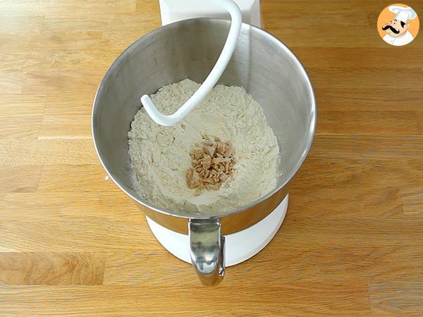 Hemlagade hamburgerbröd (buns) - Beredning steg 1