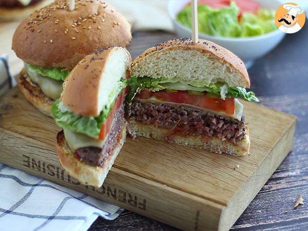 Snabb och enkel hemlagad hamburgare - Beredning steg 7
