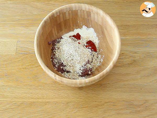 Vegetariska biffar med röda bönor - Beredning steg 2