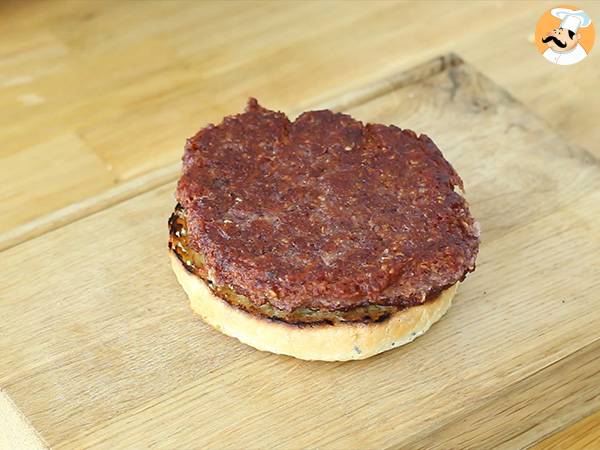Vegetariska biffar med röda bönor - Beredning steg 5
