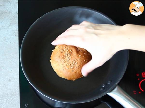 Vegetarisk burgare med röda bönor - Beredning steg 5