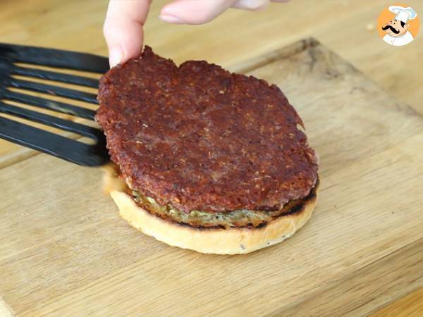 Vegetarisk burgare med röda bönor - Beredning steg 7