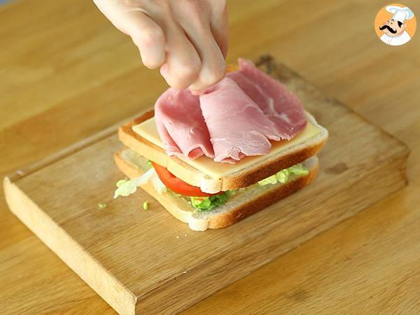 Club Sandwich med ägg - Beredning steg 2