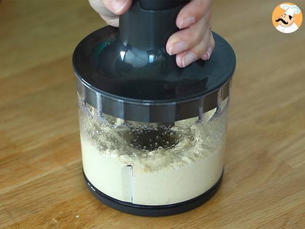 Krämig libanesisk hummus - Beredning steg 2
