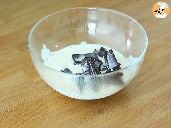 Banan- och chokladtårta (steg för steg) - Beredning steg 3