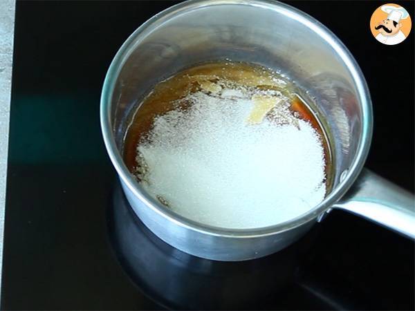 Snabb och enkel karamell med saltat smör - Beredning steg 1