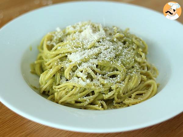 Spaghetti carbonara med avokado - Beredning steg 4