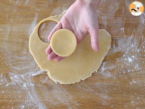 Tarteletter med karamell och choklad - Beredning steg 1