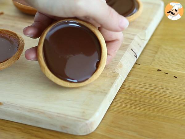 Tarteletter med karamell och choklad - Beredning steg 8