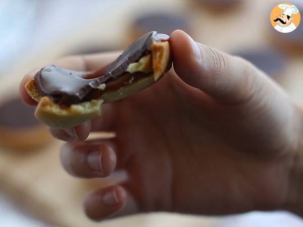 Tarteletter med karamell och choklad - Beredning steg 9