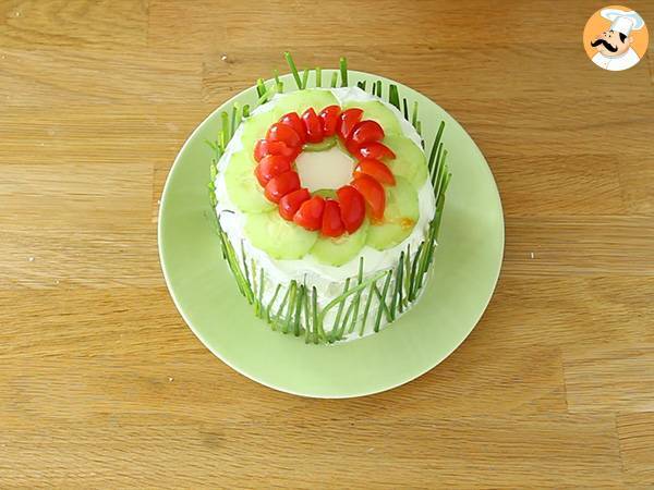 Sandwichkaka, den fräscha aperitifkakan - Beredning steg 6