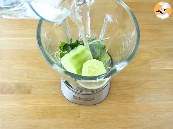 Gurka Mojito, alkoholfri cocktail - Beredning steg 1