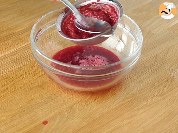 Hallonmousse - Beredning steg 2