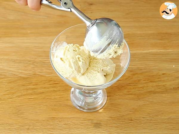 Dame blanche, den enkla glassen som är ultra-gourmet - Beredning steg 1