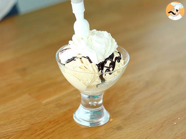 Dame blanche, den enkla glassen som är ultra-gourmet - Beredning steg 2