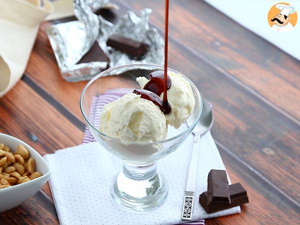 Sundae, den söta amerikanska glassen - Beredning steg 3