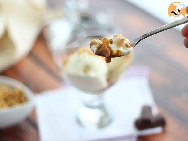 Sundae, den söta amerikanska glassen - Beredning steg 5