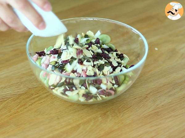 Sallad på bondbönor med bacon - Beredning steg 3