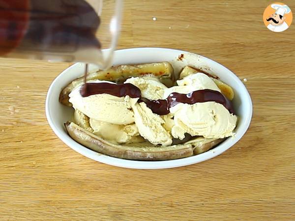 Banana Split, den berömda frysta desserten - Beredning steg 2