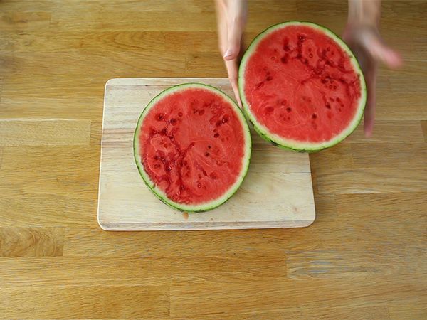 Pizza med vattenmelon - Beredning steg 1
