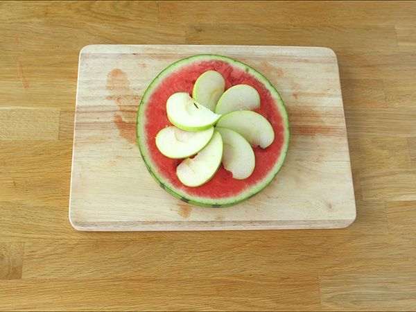Pizza med vattenmelon - Beredning steg 2
