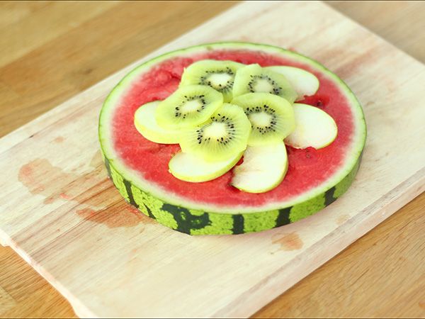 Pizza med vattenmelon - Beredning steg 3