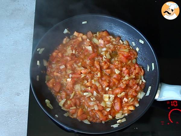 Konjakspaghetti på provensalskt vis - Beredning steg 3