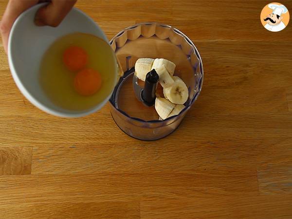 Snabba glutenfria pannkakor (bananer + ägg) - Beredning steg 1