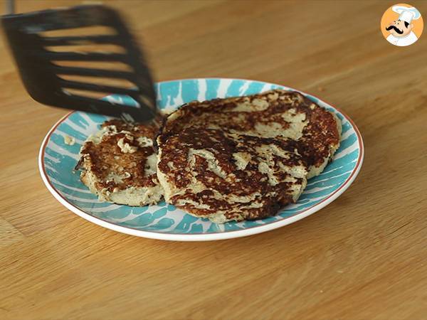 Snabba glutenfria pannkakor (bananer + ägg) - Beredning steg 4