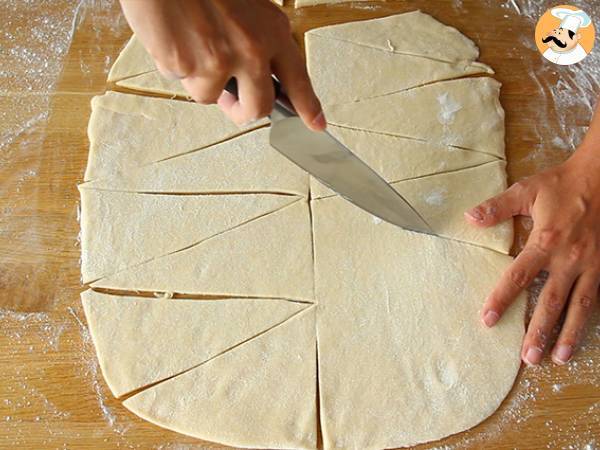 Croissanter med kondenserad mjölk - Beredning steg 4