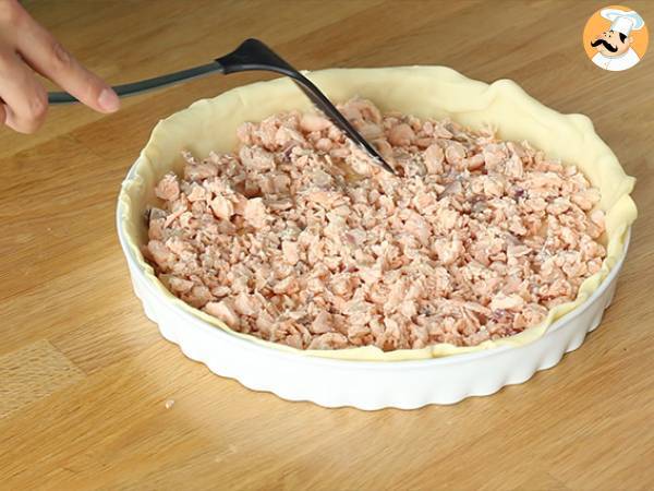 Snabb och enkel laxquiche - Beredning steg 3