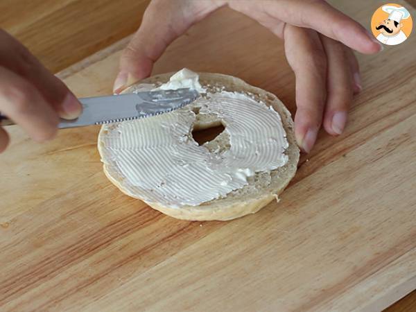Choklad- och bananbagel - Beredning steg 2