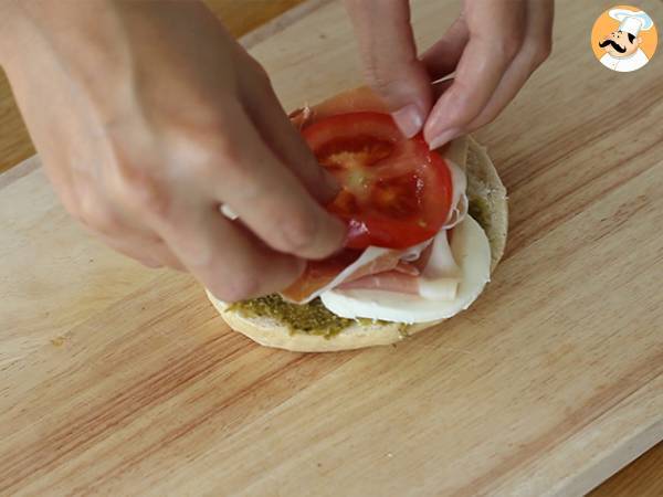 Italiensk bagel - Beredning steg 3
