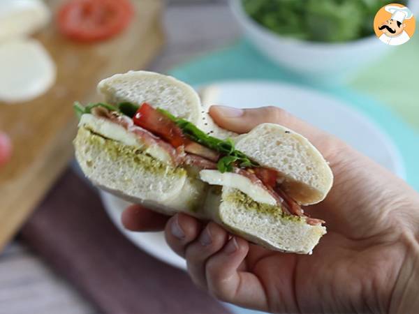 Italiensk bagel - Beredning steg 4