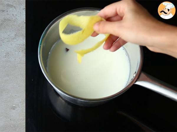 Natillas, den spanska äggkrämen - Beredning steg 1