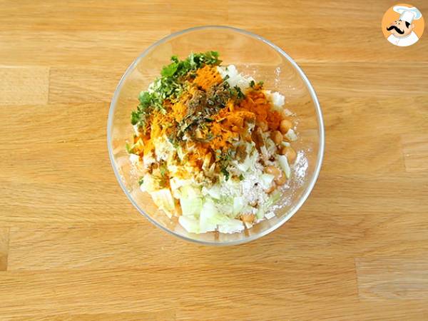 Falafel, det snabba och enkla receptet - Beredning steg 2