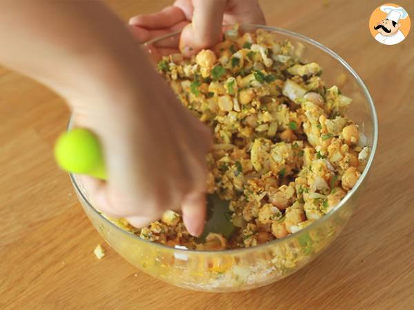 Falafel, det snabba och enkla receptet - Beredning steg 3