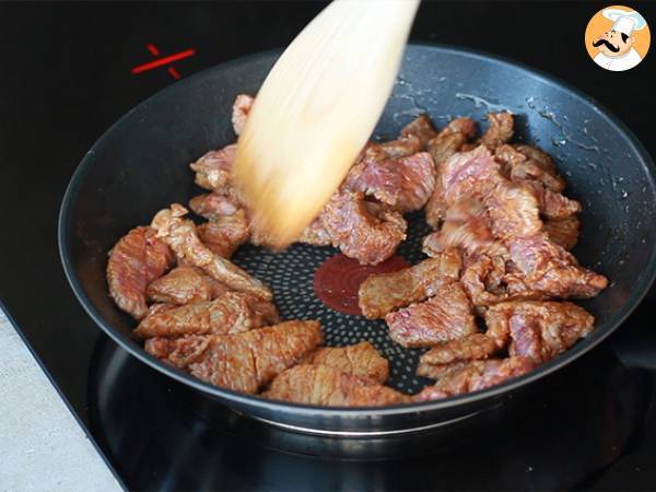 Snabb och enkel biff Stroganoff - Beredning steg 2