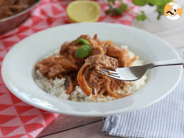 Snabb och enkel biff Stroganoff - Beredning steg 7