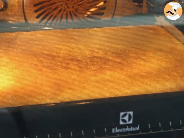 Portugisisk apelsinrulltårta - Torta de laranja - Beredning steg 4