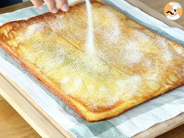 Portugisisk apelsinrulltårta - Torta de laranja - Beredning steg 5