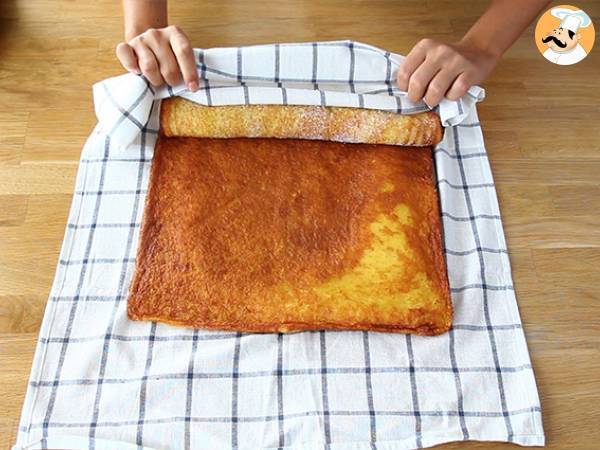 Portugisisk apelsinrulltårta - Torta de laranja - Beredning steg 6