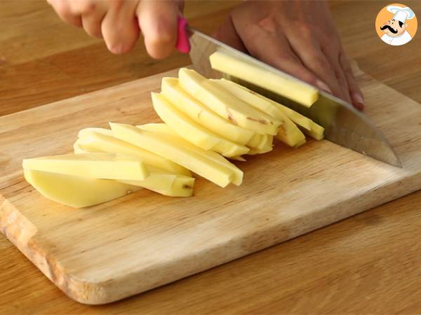 Hemlagade frites - Beredning steg 1