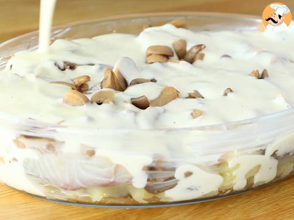 Gratin av fisk, en enkel och lätt recept - Beredning steg 5