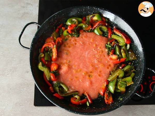 Paella med skaldjur - Beredning steg 6