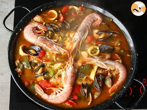Paella med skaldjur - Beredning steg 10