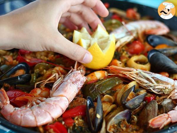 Paella med skaldjur - Beredning steg 11