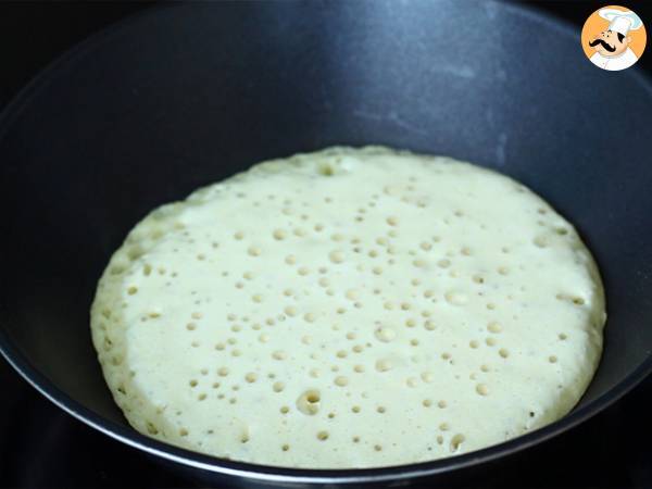 Baghrirs, marockanska pannkakor med tusen hål - Beredning steg 3