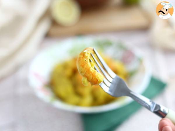 Snabb räkcurry med kokosmjölk - Beredning steg 4